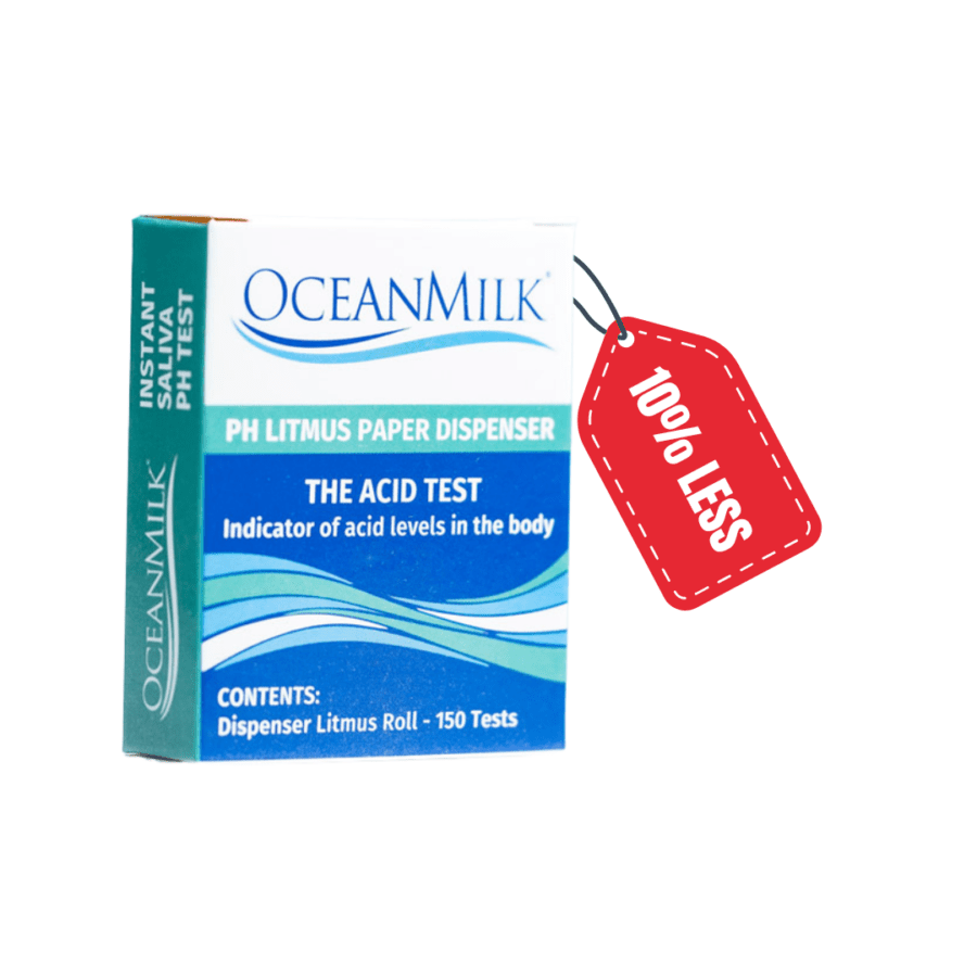 10% less -  OCEANMILK® pH litmus dispenser (150 tests)